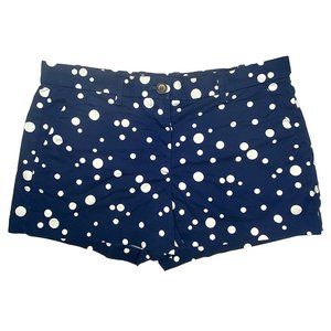 Khakis by Gap Summer Shorts Size 4R Navy with White Polka Dots